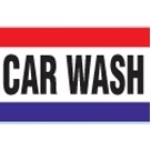 3 Stripe Car Wash Nylon Message Flag (3'x5')