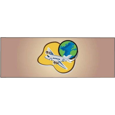 Prop Plane Panoramic Metal Photo Magnet