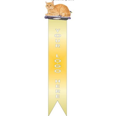 European Shorthair Cat Bookmark w/ Black Back