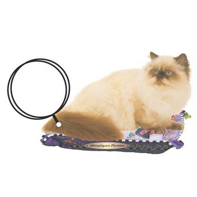 Himalayan Persian Cat Keychain w/Mirrored Back (8 Square Inch)