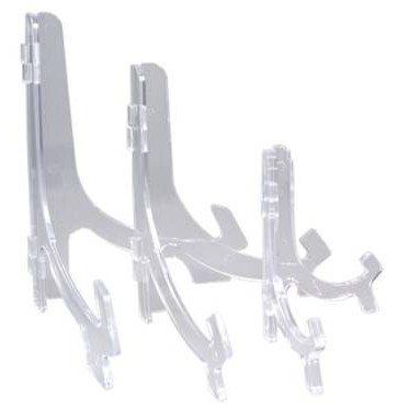 Clear Plaque Easel - Holds 6"x8" and 7"x9"