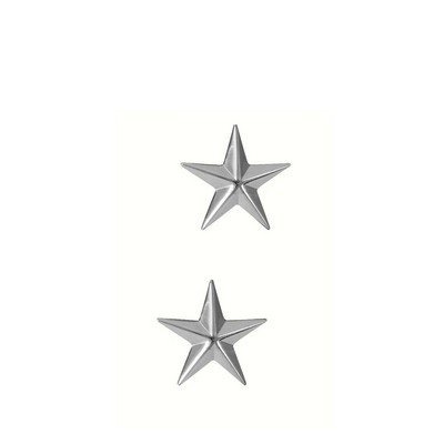 Polished Silver Brigadier General Insignia Pin