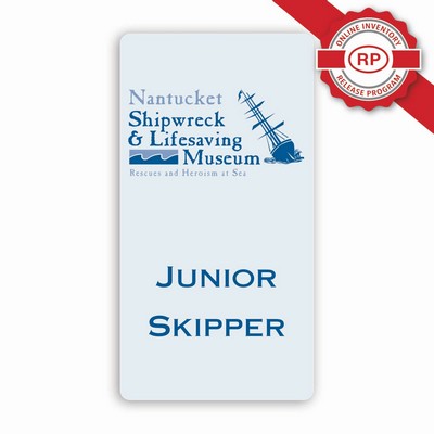 Full Color 50 Mil Name Badge (2.25" X 4.5") Rectangle