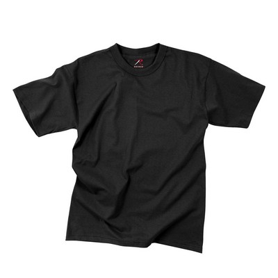 100% Cotton Black Military T-Shirt (2XL)