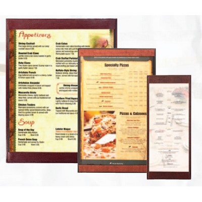 Kent Deluxe Single Panel Double Sided Board w/ Top & Bottom Strip 11 x 17 Inserts