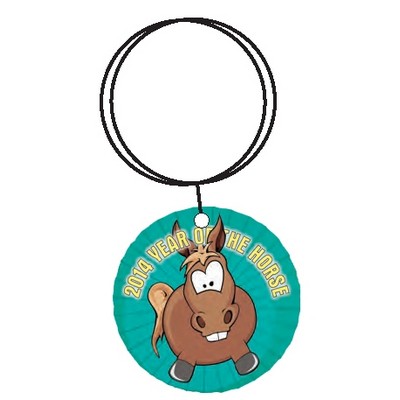 2014 Year of the Horse Executive Key Chain w/Mirrored Back (4 Square Inch)