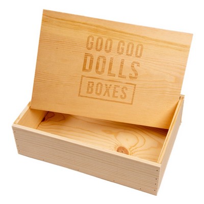 Medium Solid Wooden Box