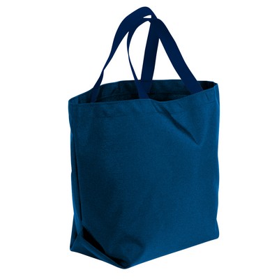 USA & Union Made 600D Poly Convention Expo Tote Bag (13"x15"x4")