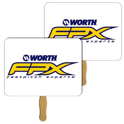Rectangle Sandwiched Hand Fan