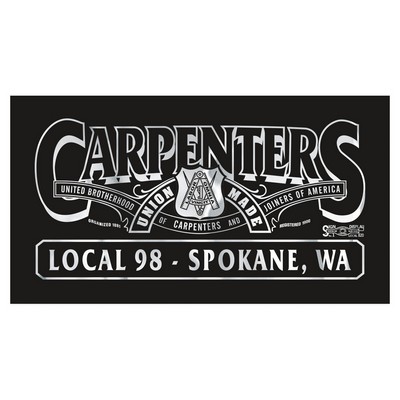 Full Color Digital Sticker | Custom | Sq Corner | Chrome Poly | Permanent Adhesive | 94-116 Sq In