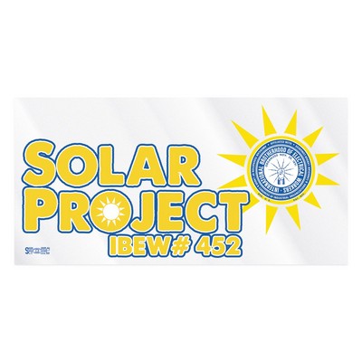 Rectangle Sticker | Square Corner | 3" x 6" | Clear Static | Static Face | Screen