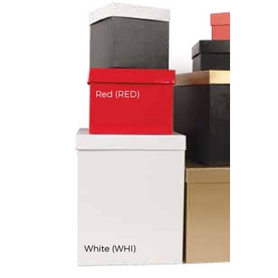 White Hi-Wall Box (8" x 8" x 3")