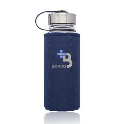 25 Oz. Kangaroo Glass Bottles in Neoprene Pouch
