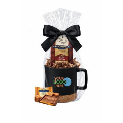 Cork & Ceramic Mug with Cocoa & Chocolate