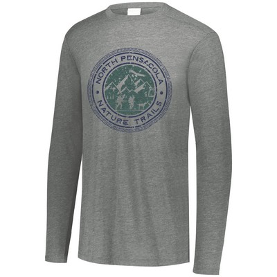 Augusta Sportswear Youth Tri-Blend Long Sleeve Tee