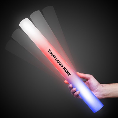 16" Patriotic Foam Baton/Lumiton(w/decal)