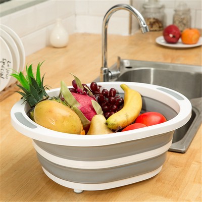 Oval Foldable Multifunction Cutting Board