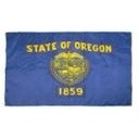 Oregon Indoor Parade Flag w/Fringe (3'x5')