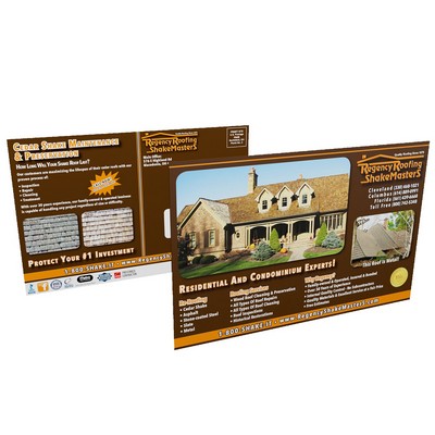 2" x 8" - Full Color Flyers - 100lb Gloss Cover- 2 Sided With Aqueous