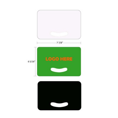 Rectangle Plastic Hand Fan