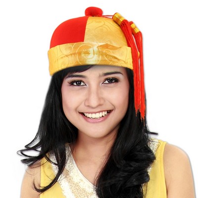 Mandarin Satin Hat