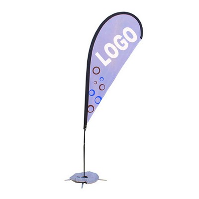 18' Double Sided Printed Teardrop Flag