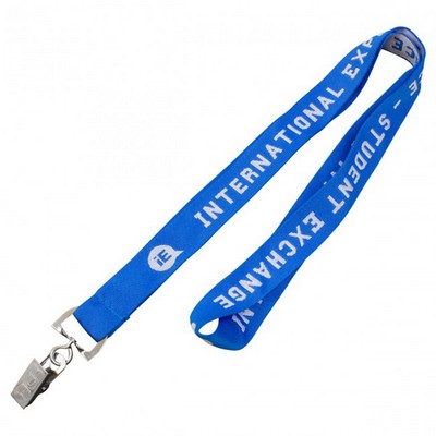 3/4" Woven Lanyard