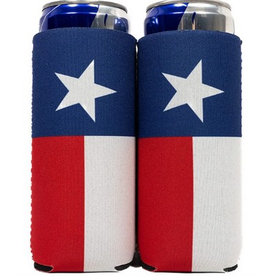 Slim Neoprene Full Color Can Cooler