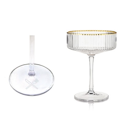 Viski® Meridian Coupe Glass, set of 2