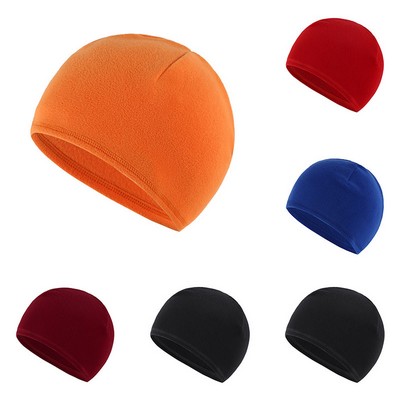 Sporty Thermal Fleece Winter Beanie Hat