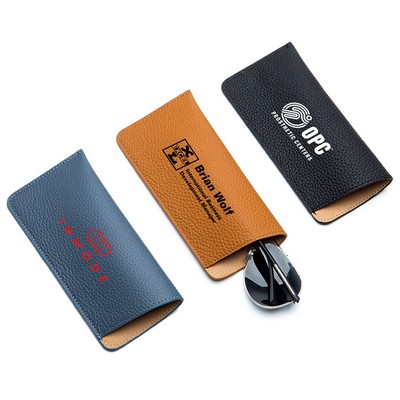 Faux Vegan Leather Soft Sunglasses Cases , Eyeglass Cases Glasses Pouch