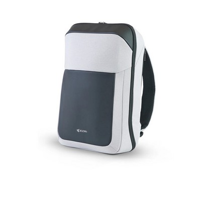 EZRI Compact Luxury Backpack Light Gray