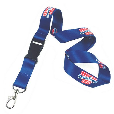 Dye Sublimation Polyester Lanyard w/Safety Buckle