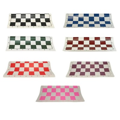 Tournament Roll Up Vinyl Chess Board - 20"