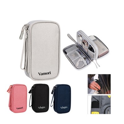 Dual Layers Electronic Organizer Bag