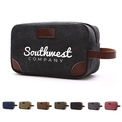 Water-resistant Canvas Toiletry Bag