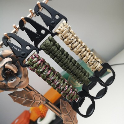 3" 1 Multifunctional Outdoor Tools Braided Keychain