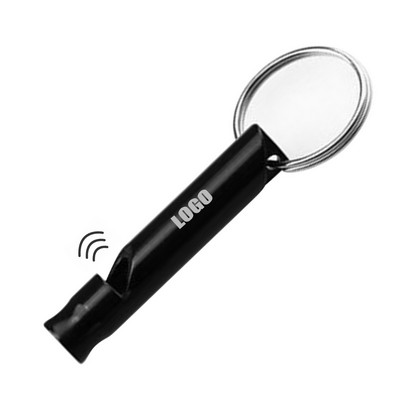 Ultra-Loud Survival Whistle Lightweight Aircraft-Grade Aluminum Emergency Keychain