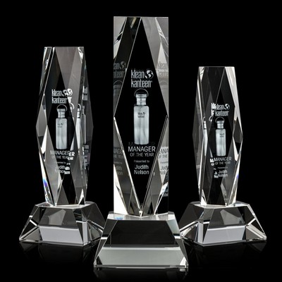 President 3D Award on Base - Clear