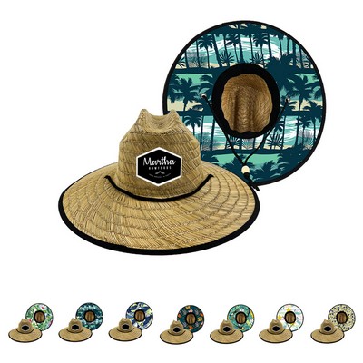 Summer Straw Bucket Hat