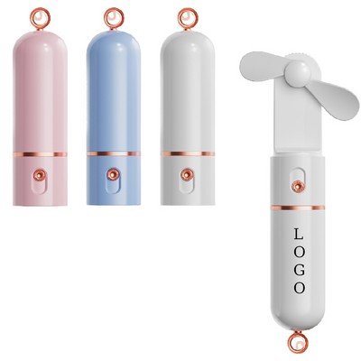 Handheld Pocket Mini Fan With Powerbank