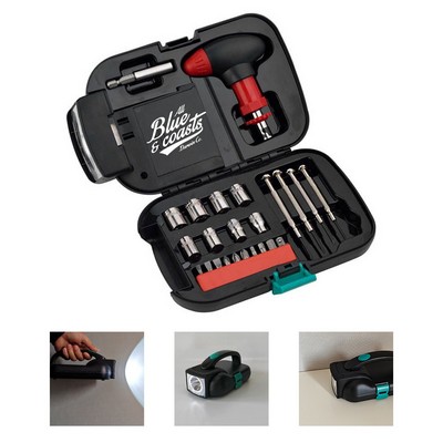 24 Pcs LED Flashlight Household Tool Kit