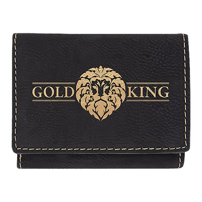 Leatherette Trifold Wallet