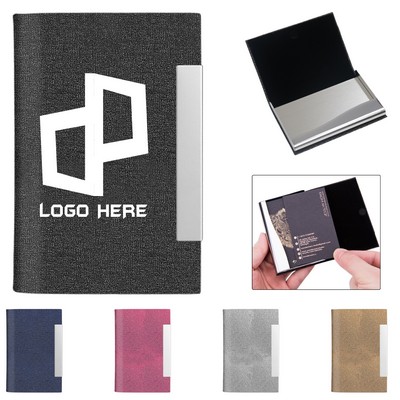 Pu Leather Business Card Holder Case