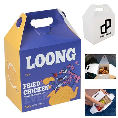 8.07X4.92X12.01" Disposable Portable Fried Chicken Box