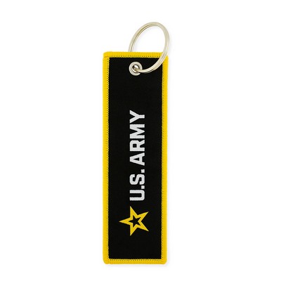 Officially Licensed U.S. Army Embroidered Keychain