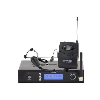 Gemini Uhf Wireless Headset/Lavalier Microphone System