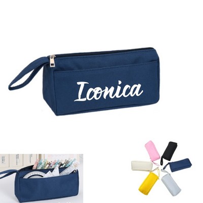 Large Capacity Double Layer Pencil Case