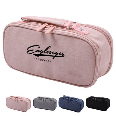 Spacious Oxford Cloth Pencil Pouch