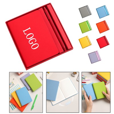 Premium A6 Leather Pocket Notebook Set